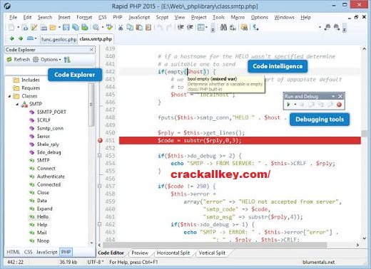 Rapid PHP Editor Crack 2022 17.4